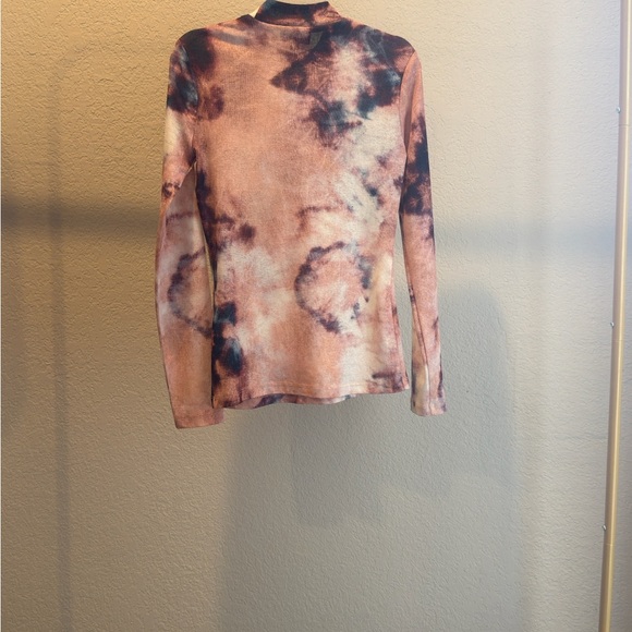 Bardot Tie-Dye Long Sleeve Mesh Top - Picture 5 of 5